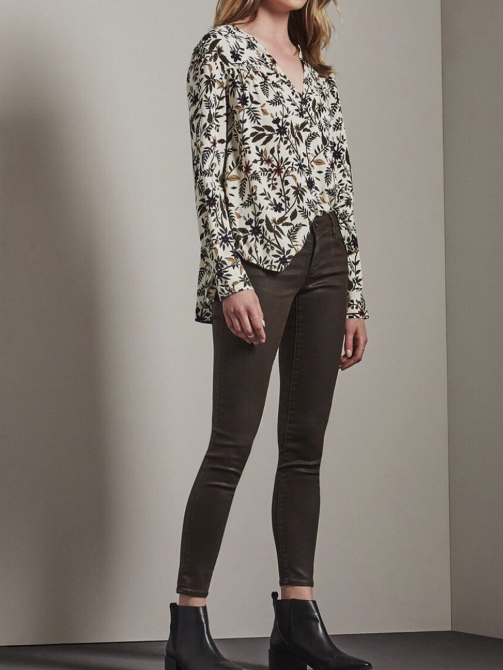 Ag Adriano Goldschmied Skinny Leatherette Jeans